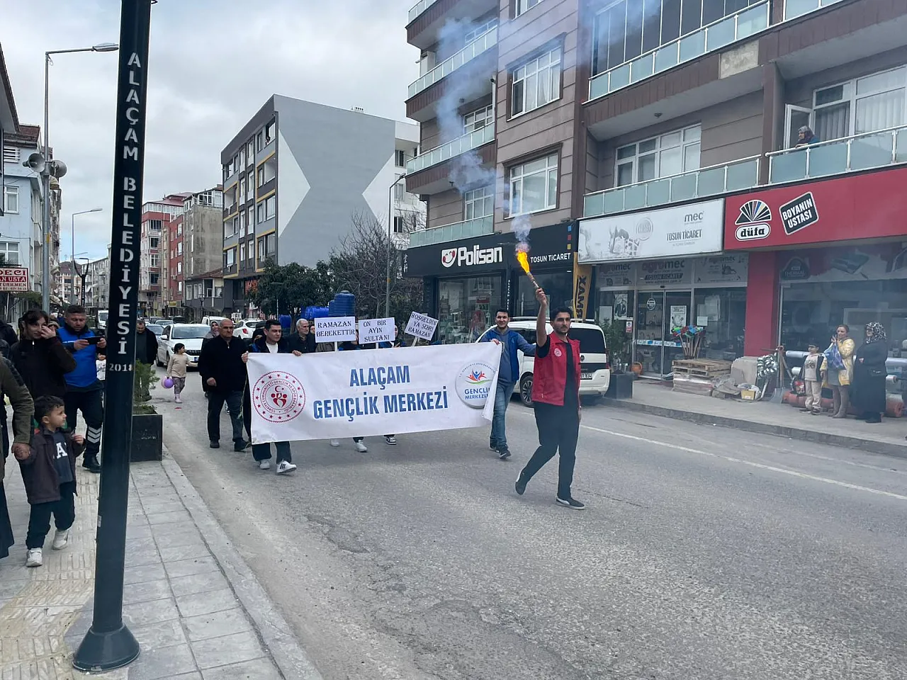 Samsun Alaçam'da ramazan alayı düzenlendi!