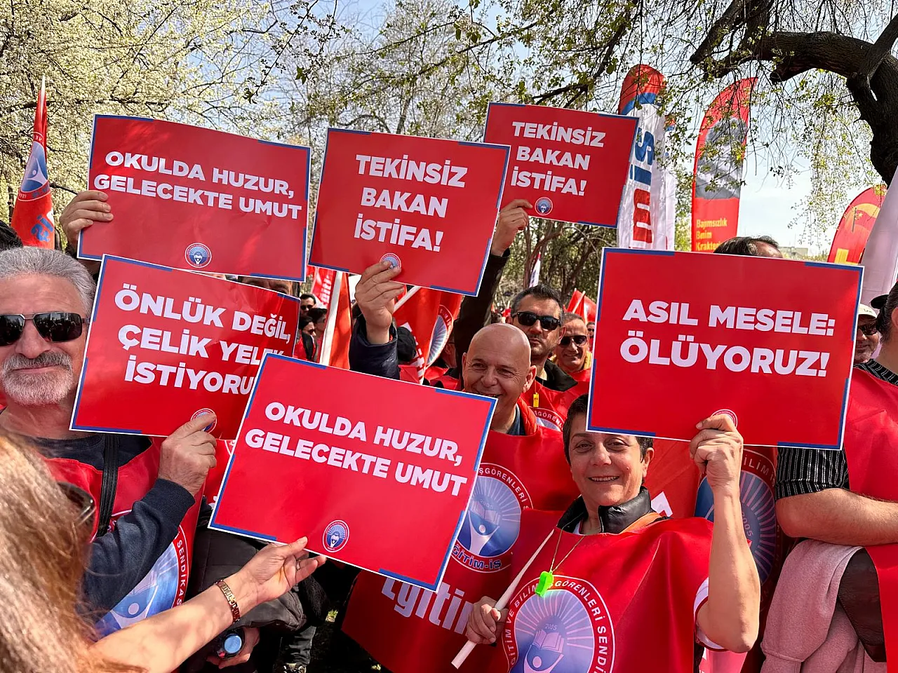 Eğitim-İş Samsun Şube Başkanı Onur Gündüz: 'Mücadelemiz sürecek, güvenli eğitim hakkımızdan vazgeçmeyeceğiz'
