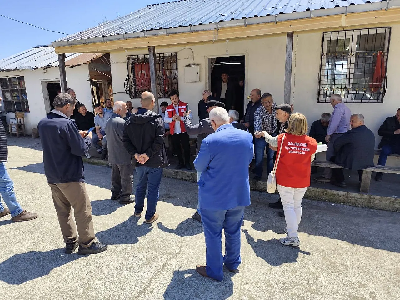 Salıpazarı'nda üreticiler bilgilendirildi