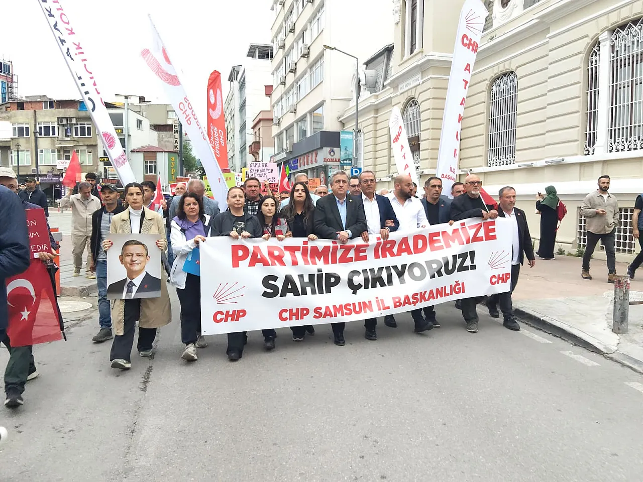CHP Samsun 'Yargı Üzerinden Siyaset Dizaynına İzin Vermeyeceğiz'