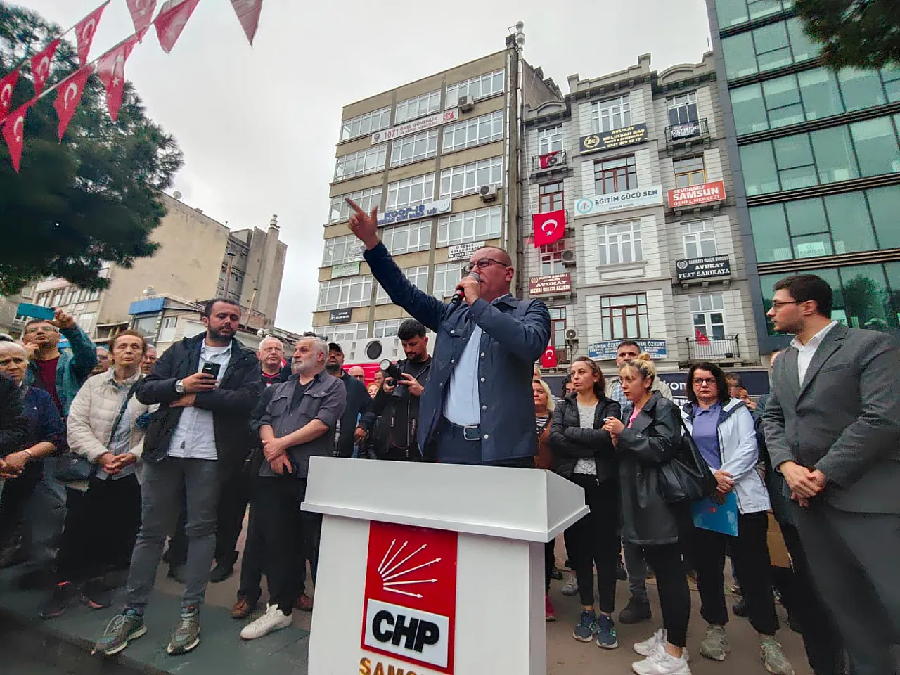 CHP Samsun 'Yargı Üzerinden Siyaset Dizaynına İzin Vermeyeceğiz'