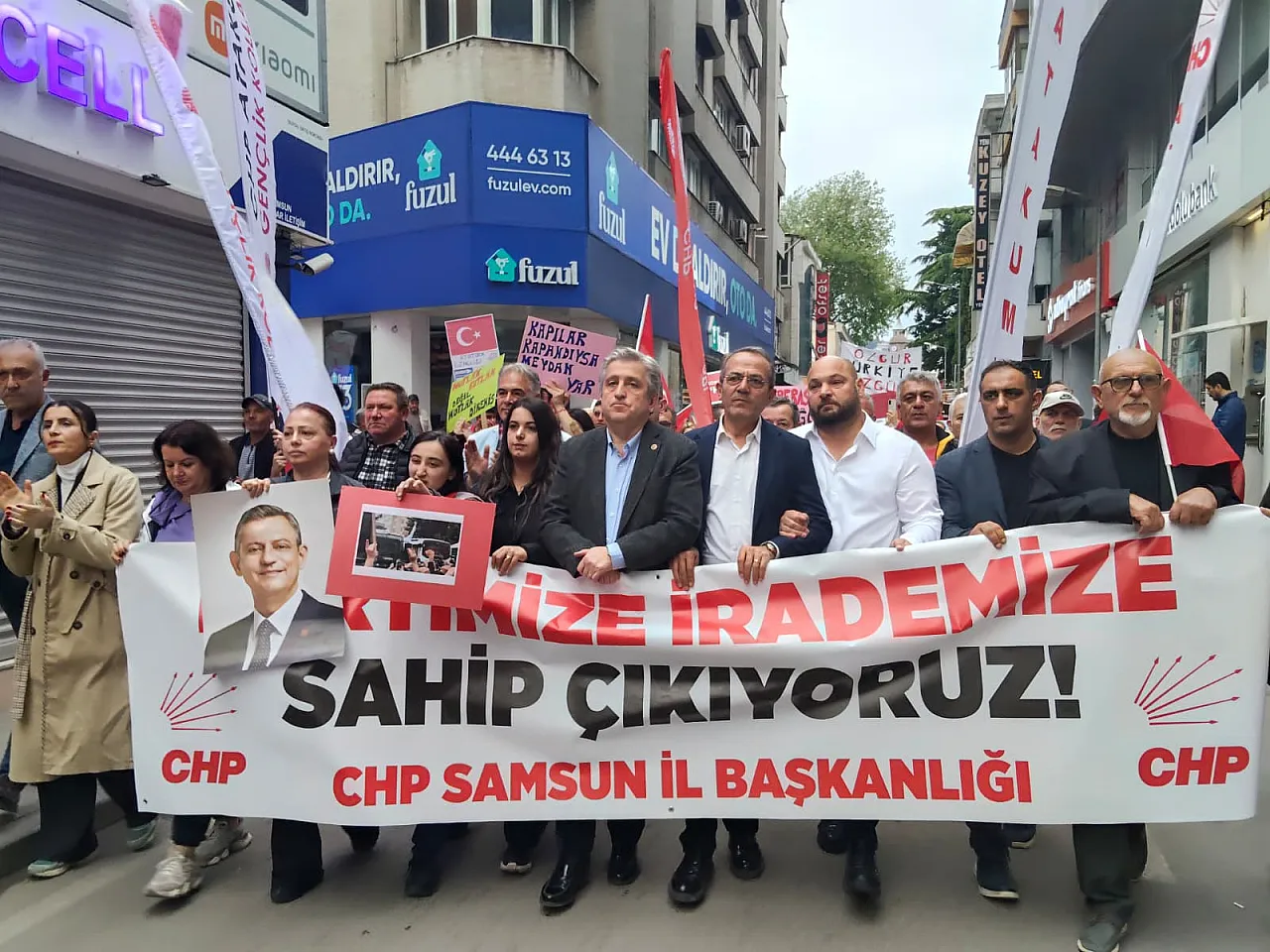 CHP Samsun 'Yargı Üzerinden Siyaset Dizaynına İzin Vermeyeceğiz'