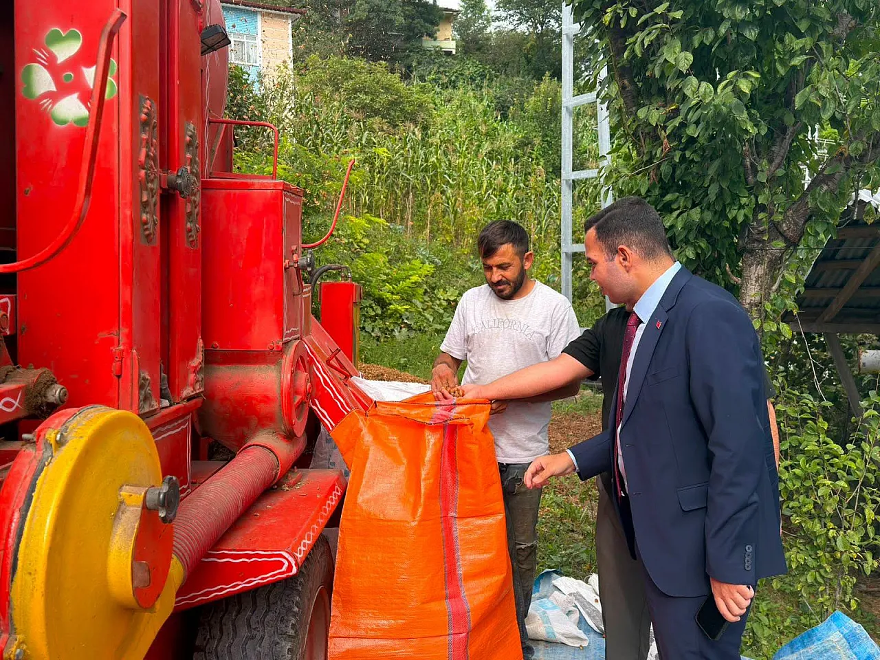 Kaymakam Çepni'den fındık üreticilerine ziyaret