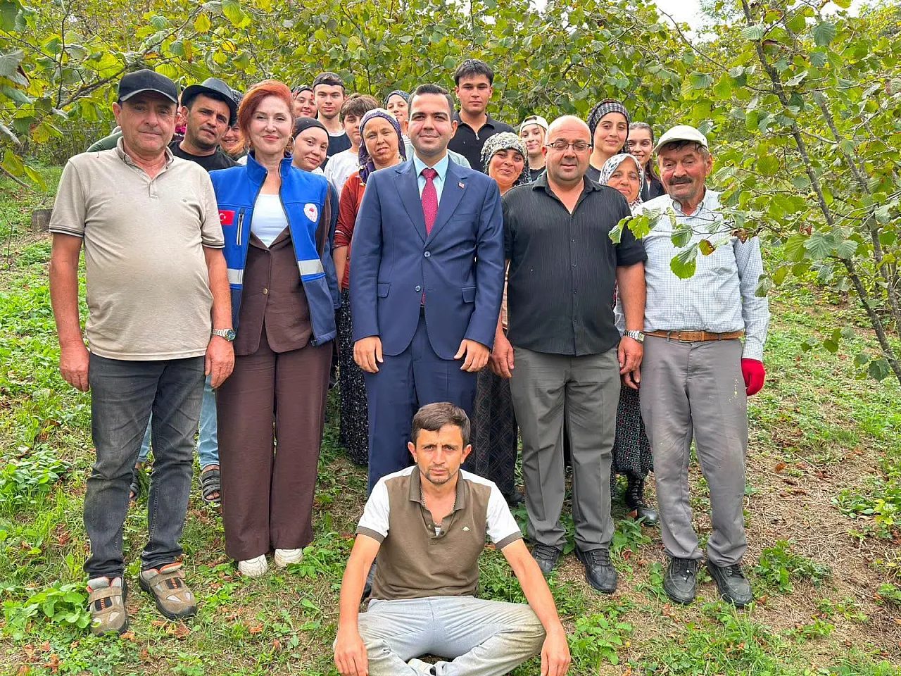 Kaymakam Çepni'den fındık üreticilerine ziyaret