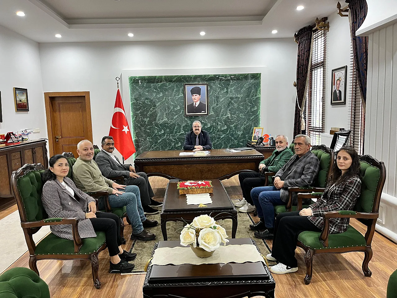 Yeşilırmak Gazeteciler Cemiyeti'nden protokol ziyaretleri