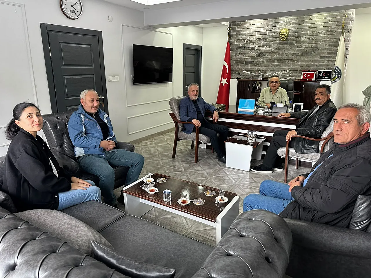 Yeşilırmak Gazeteciler Cemiyeti'nden Emniyet ve Jandarmaya ziyaret