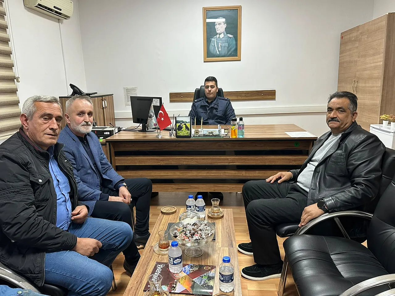 Yeşilırmak Gazeteciler Cemiyeti'nden Emniyet ve Jandarmaya ziyaret
