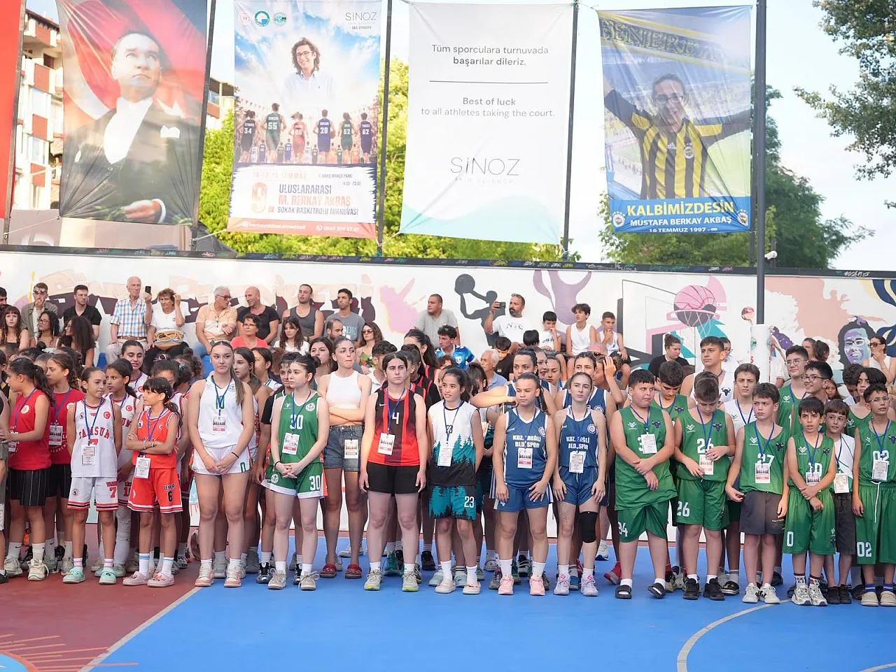 Uluslararası Mustafa Berkay Akbaş Sokak Basketbolu Turnuvası başladı