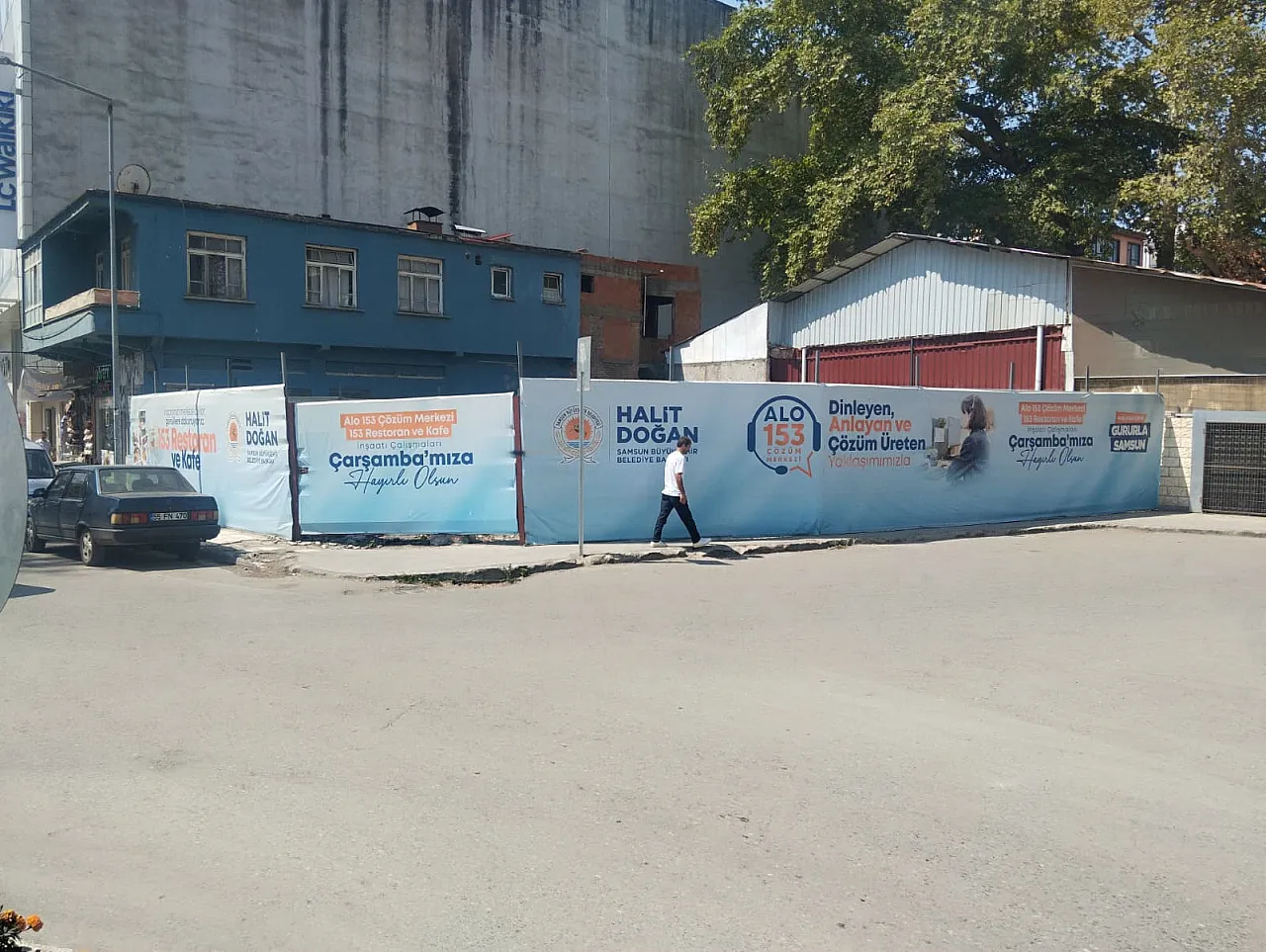 Samsun Çarşamba'da Alo 153 hizmet binası için ihale süreci başladı
