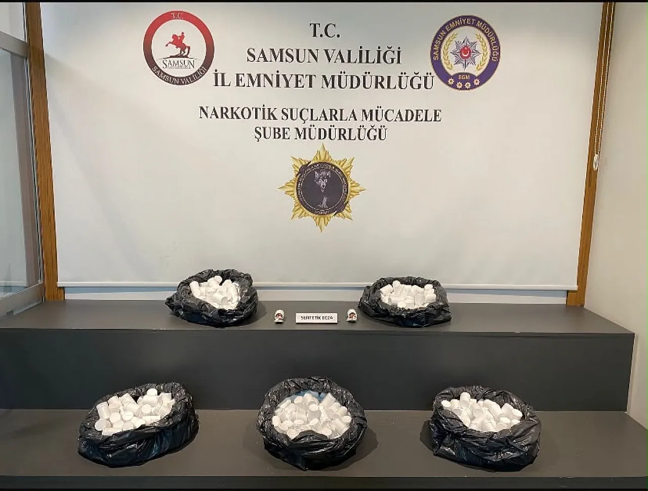 Samsun'da boş daire uyuşturucu deposu çıktı