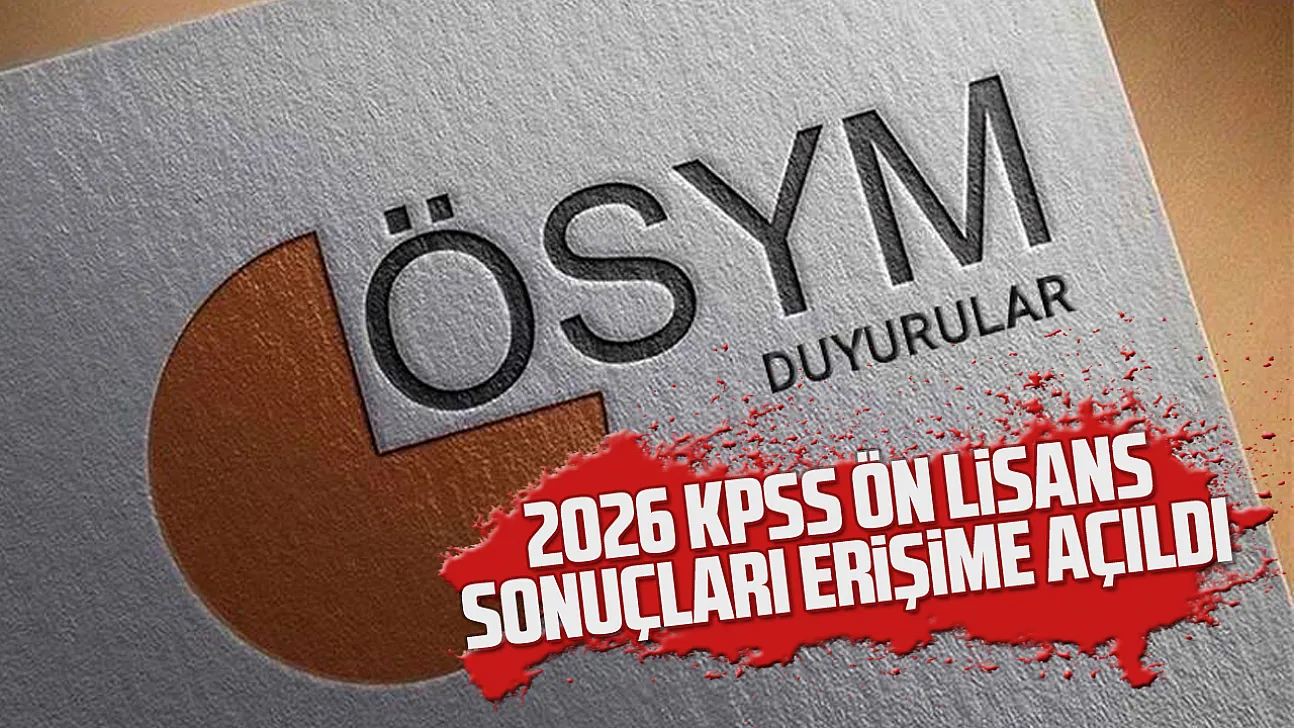 KPSS ön lisans sonuçları açıklandı