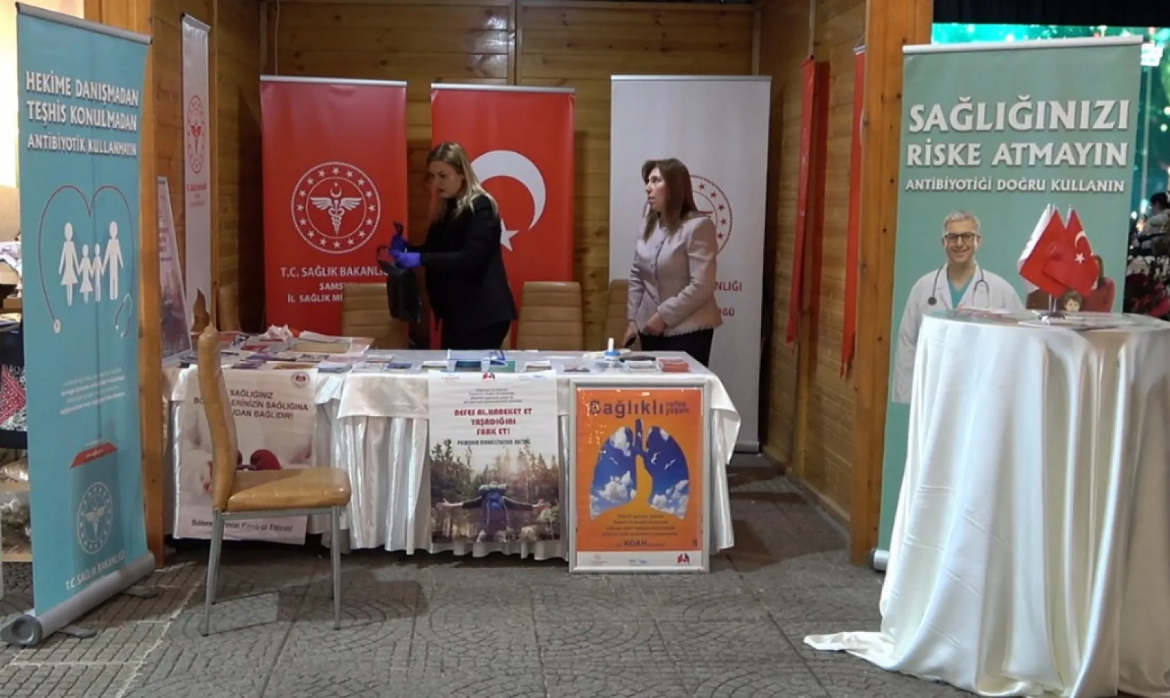 Samsun'da Pulmoner Rehabilitasyon Haftası'nda akciğer sağlığına dikkat çekildi