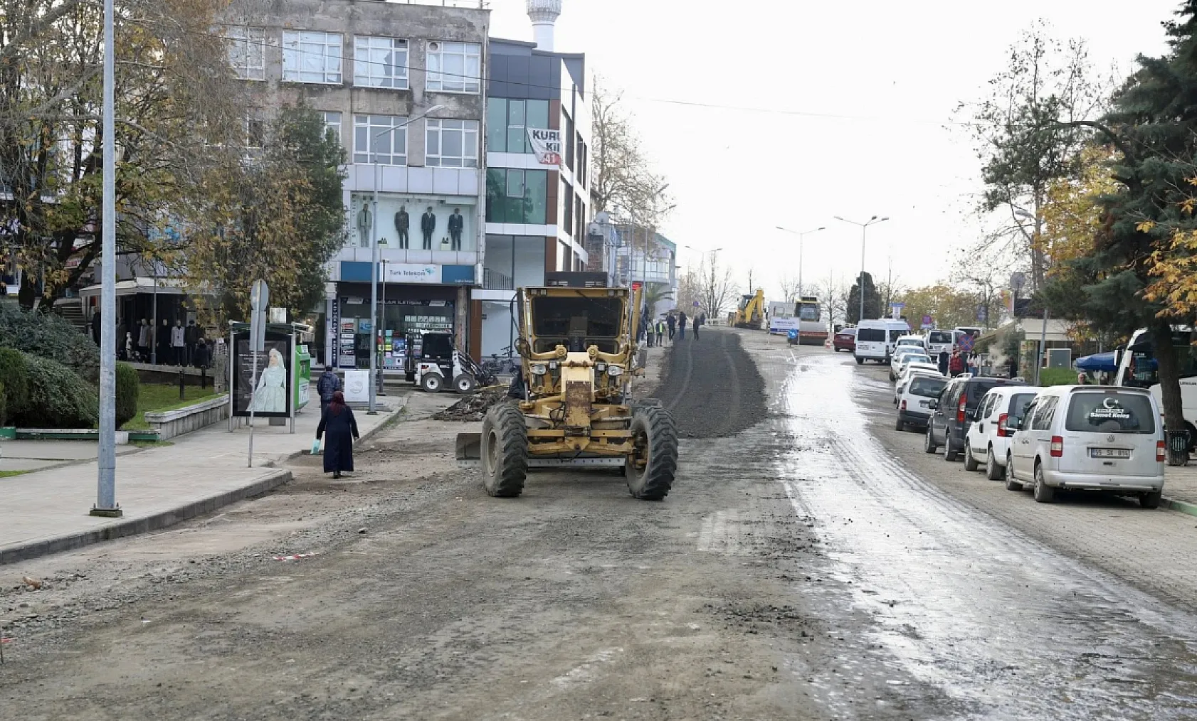 Başkan Hüseyin Dündar Üstyapı Çalışmalarını Yerinde İnceledi