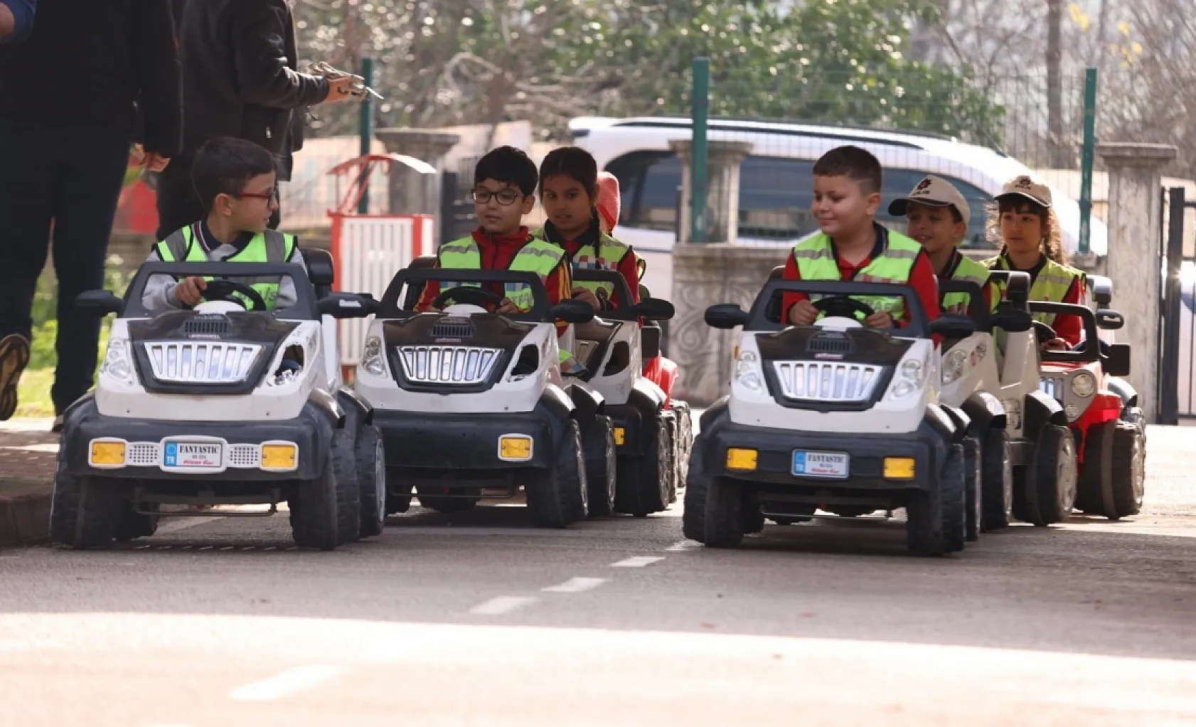 İlkadım'da çocuklar trafiği eğlenerek öğreniyor