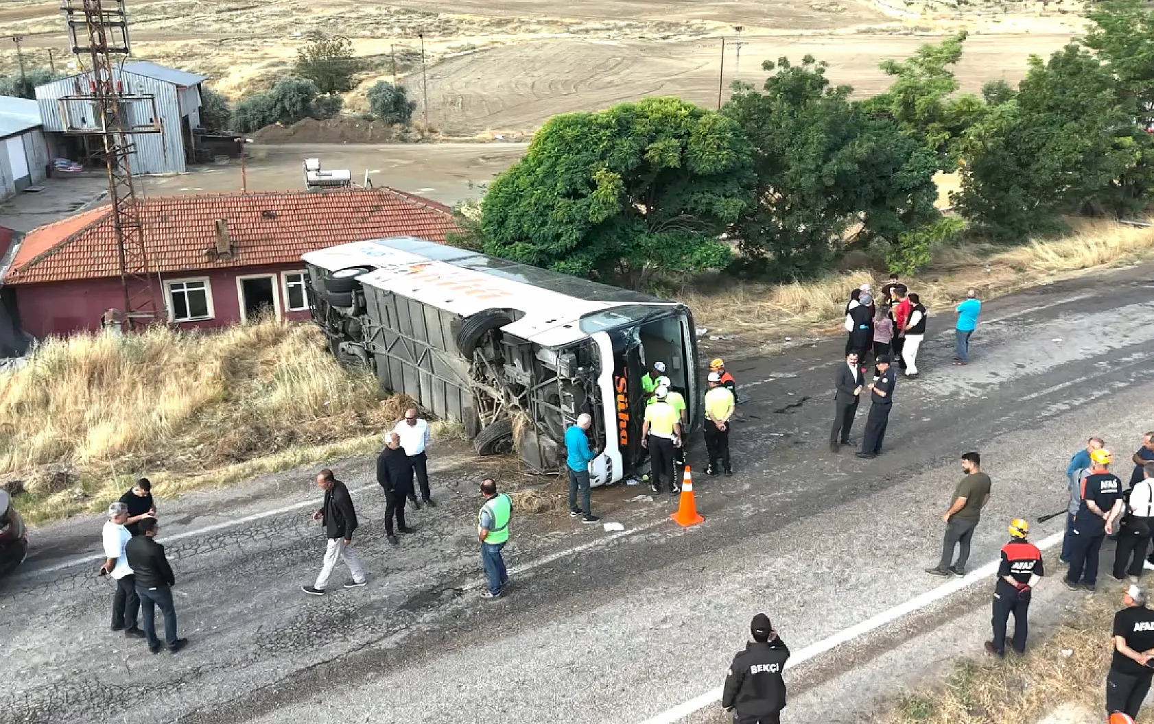 Kırıkkale'deki otobüs kazasında acı haber: 1 kişi hayatını kaybetti