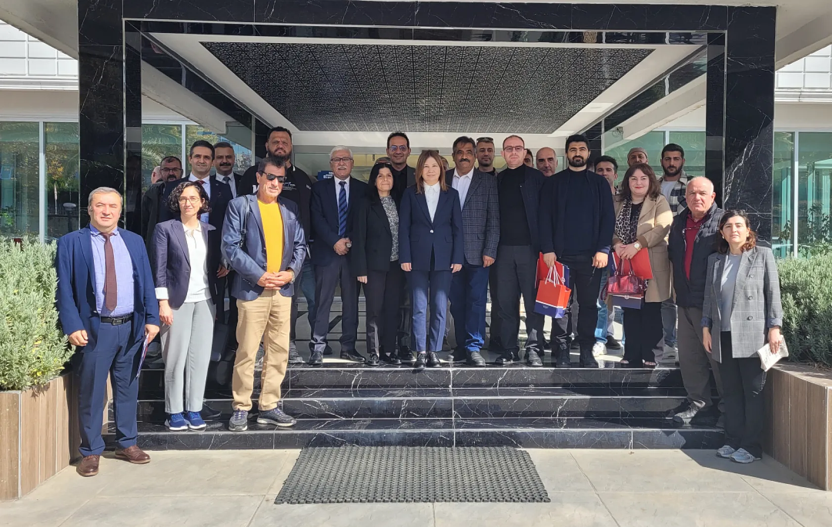 OMÜ Rektörü  Prof. Dr. Fatma Aydın basınla buluştu