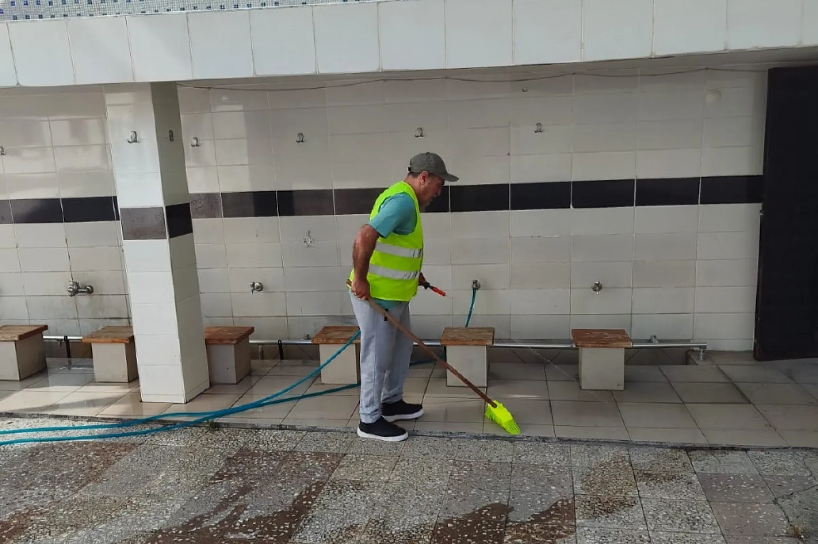 İlkadım'ın İbadethanelerinde Hijyen İçin Yoğun Mesai