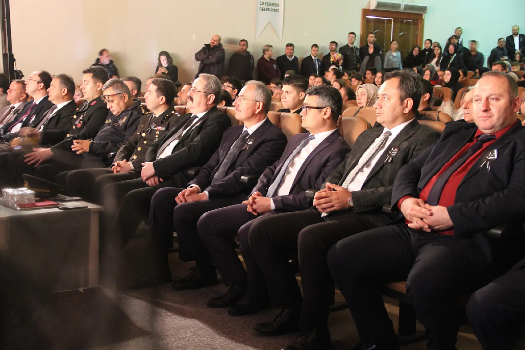 Çarşamba, Atatürk'ü Saygıyla Andı