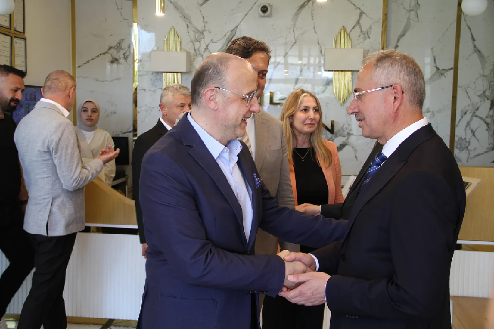 Çarşamba'da protokol bayramlaştı