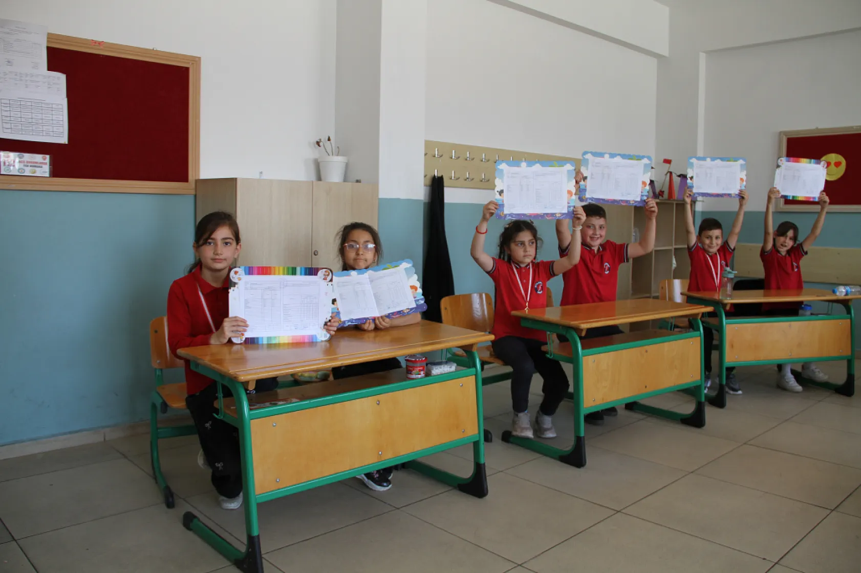 Çarşamba'da 26 bin öğrenci karne aldı