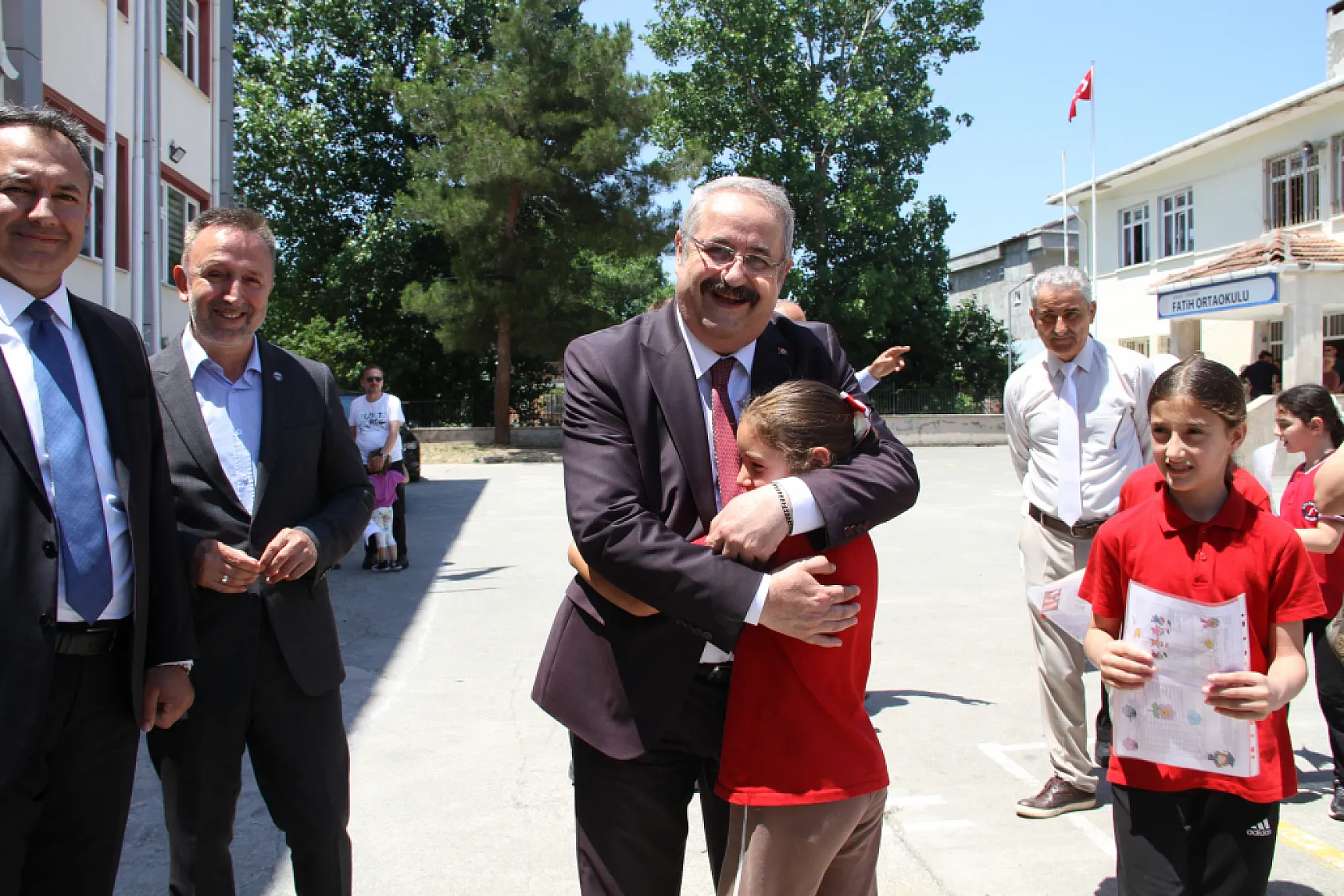 Çarşamba'da 26 bin öğrenci karne aldı