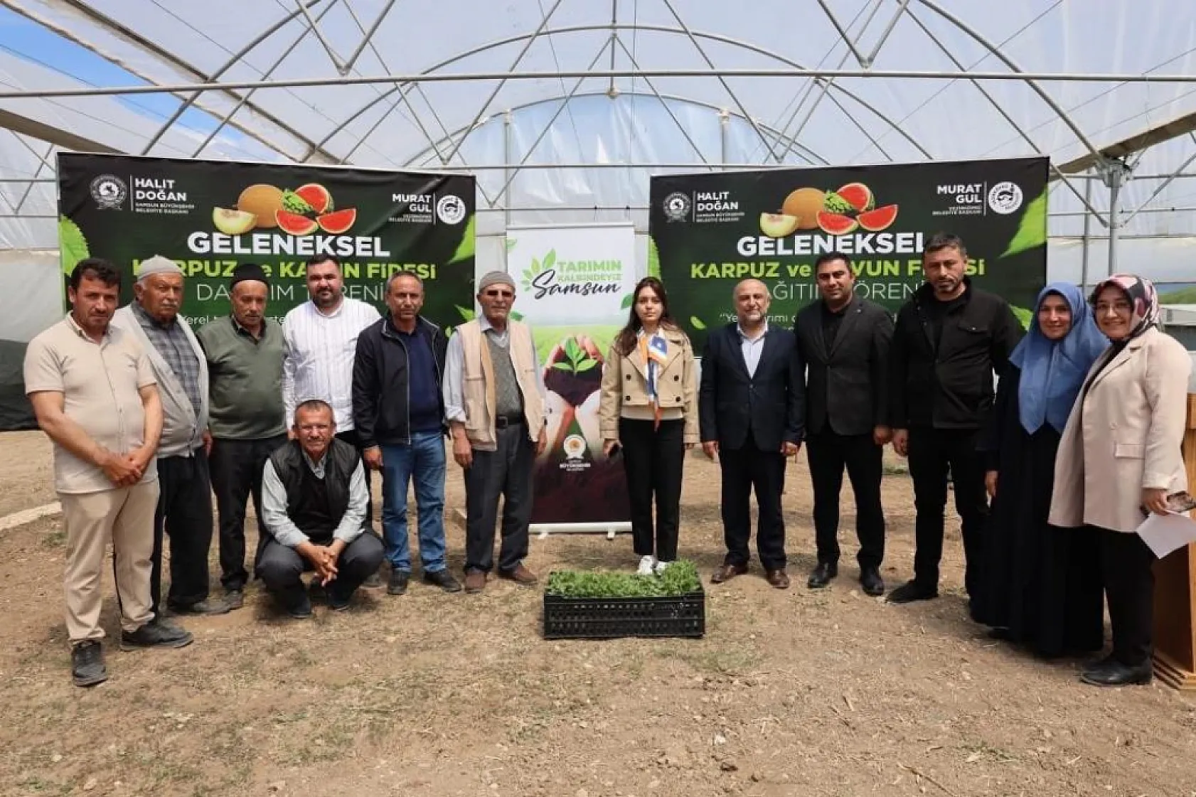 Samsun'da üreticilere 120 bin fide ücretsiz dağıtıldı