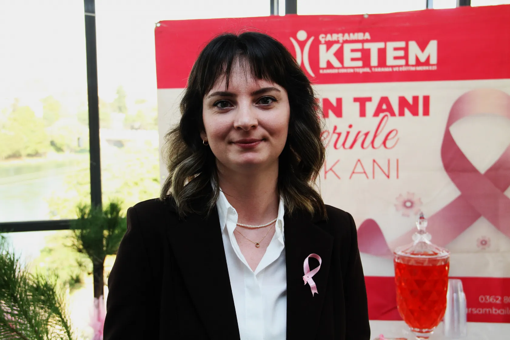 Çarşamba'da meme kanserinde erken teşhisin önemi anlatıldı