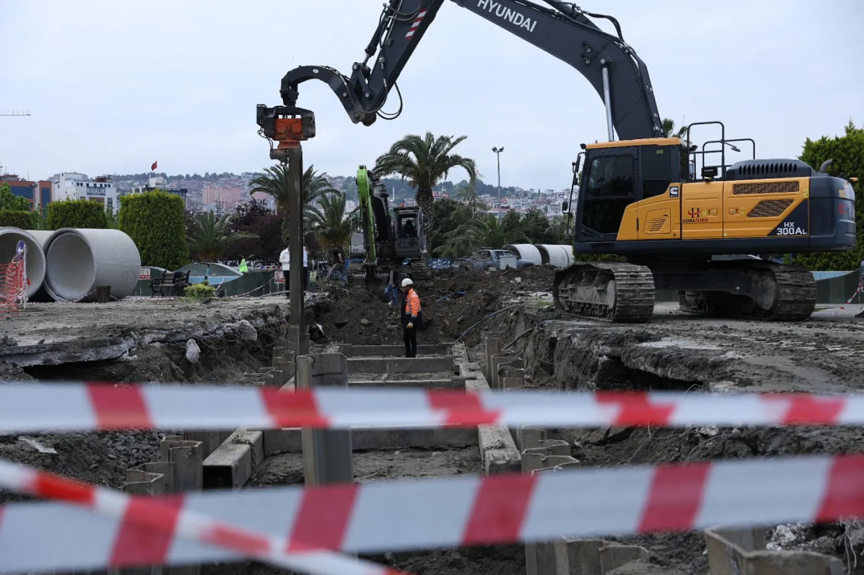 İlkadım'ın Ana Atık Su Hattı Güçleniyor
