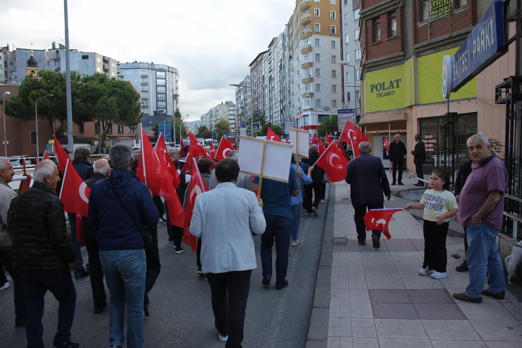 Emekli Astsubaylardan Samsun'da Hak Yürüyüşü 'Yaşarken de Değer Görmek İstiyoruz'