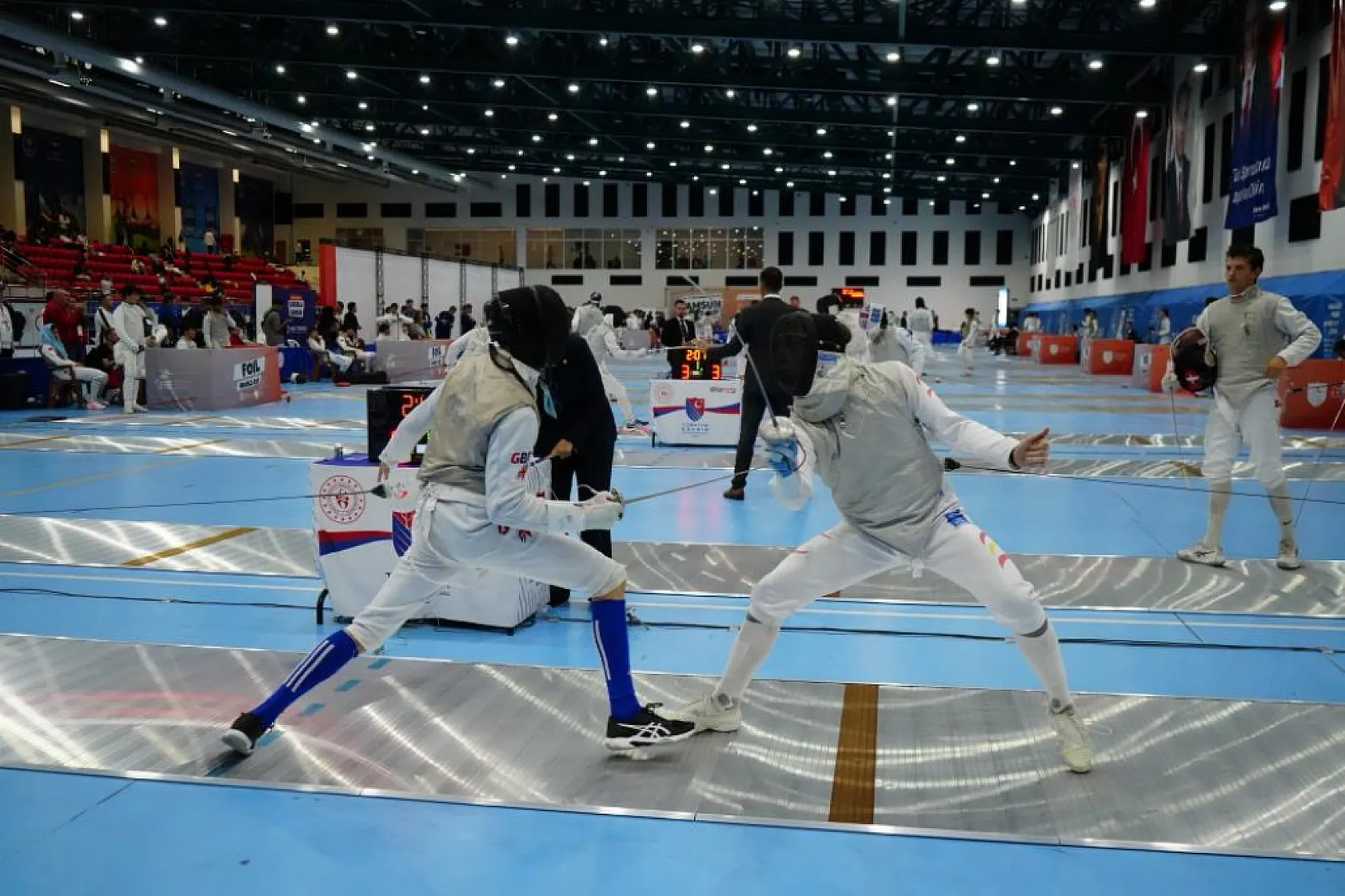 Samsun'da dünya eskrim buluşması: 52 ülkeden 606 sporcu piste çıktı