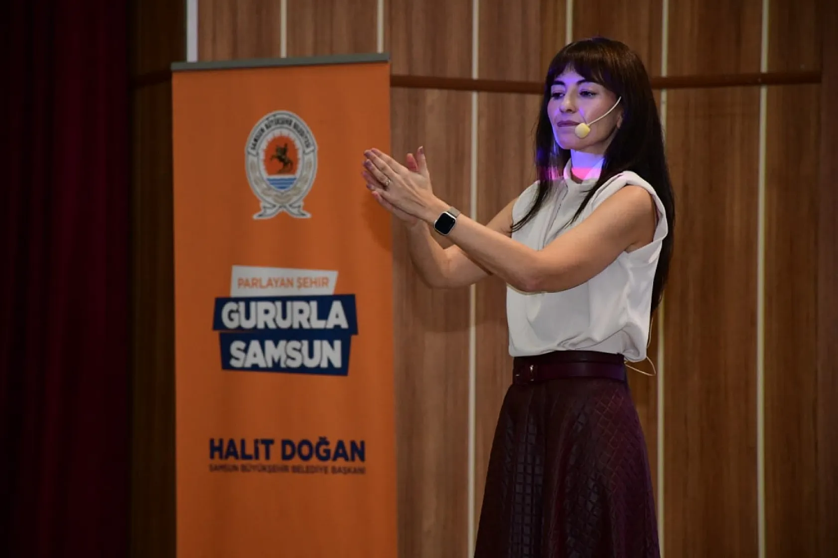 Terme'de 'Akademisyen Anne' söyleşisi düzenlendi