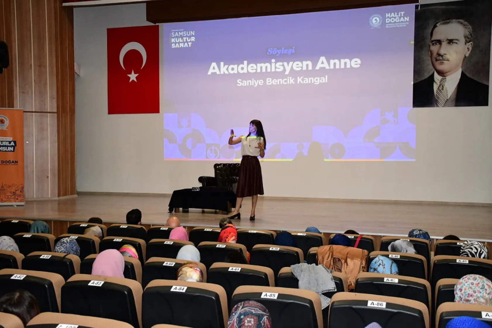 Terme'de 'Akademisyen Anne' söyleşisi düzenlendi