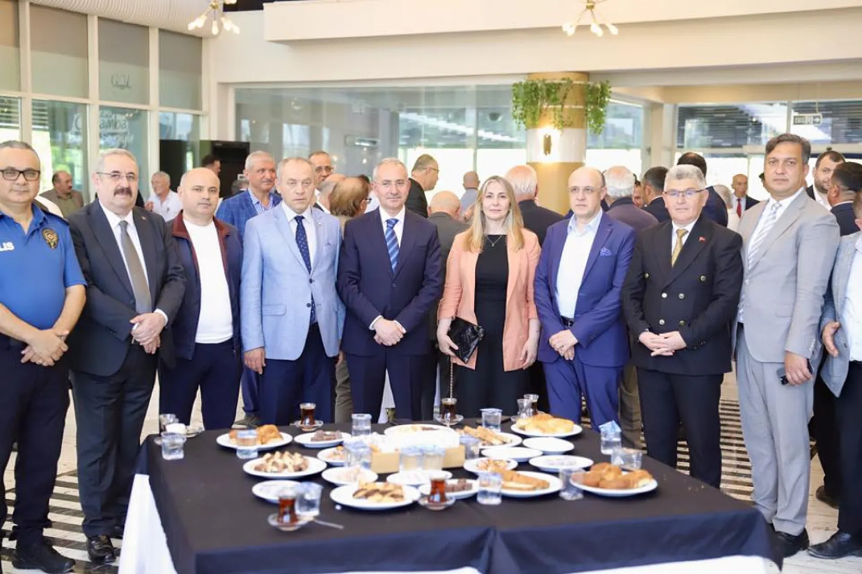 Çarşamba'da protokol bayramlaştı