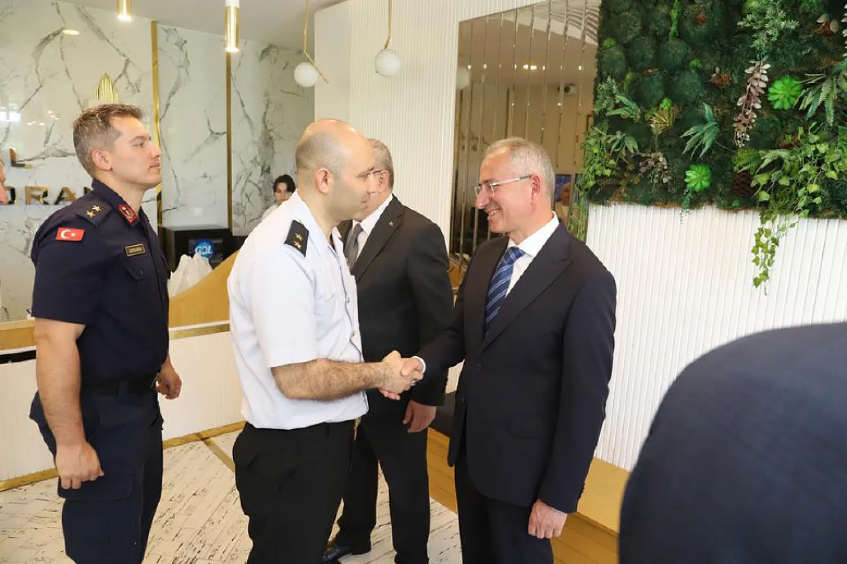 Çarşamba'da protokol bayramlaştı