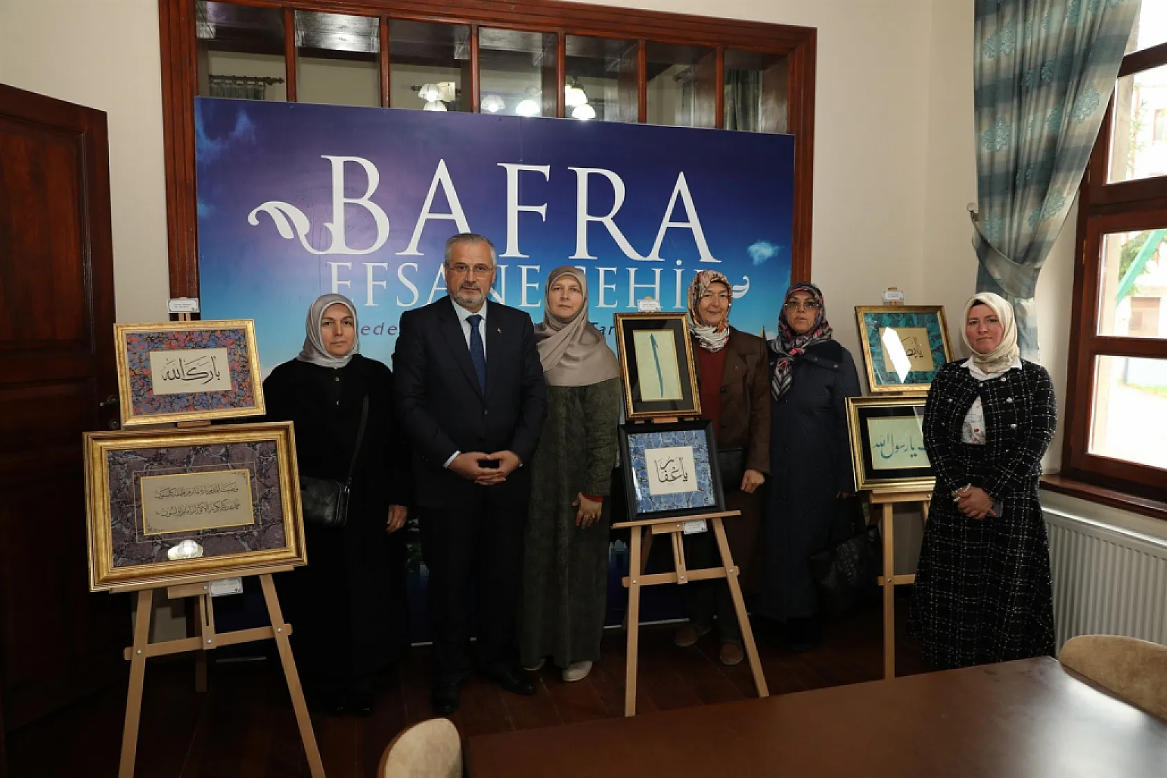 Bafra'da 500'ü Aşkın Kursiyerin Eseri Sanatseverlerle Buluştu