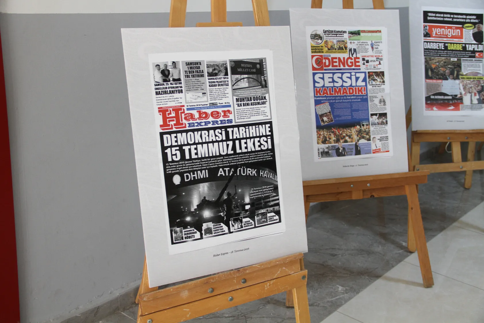 OMÜ'de '15 Temmuz Manşetleri Atölyesi' düzenlendi
