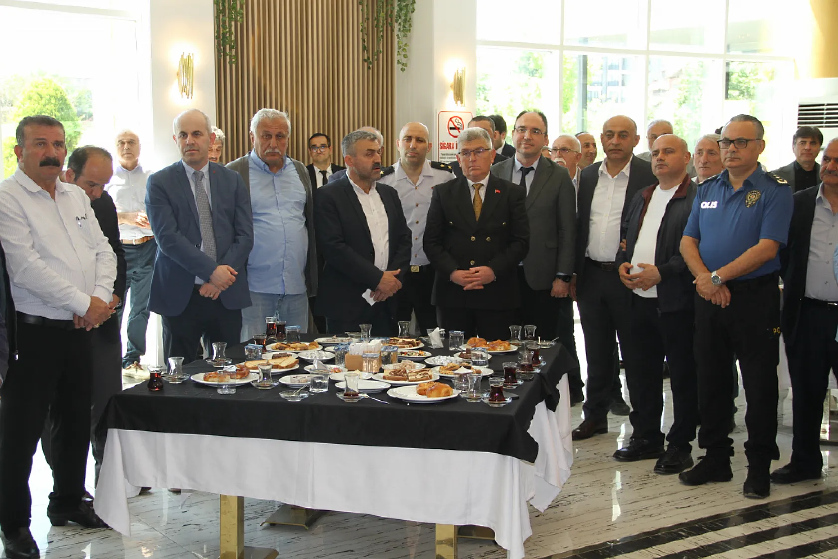 Çarşamba'da protokol bayramlaştı