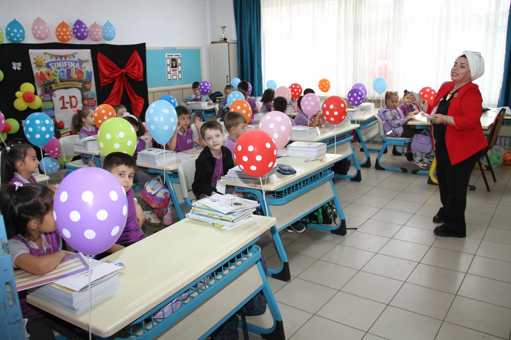 Çarşamba'da yeni eğitim-öğretim yılı Kaymakam Sağlam'ın ziliyle başladı