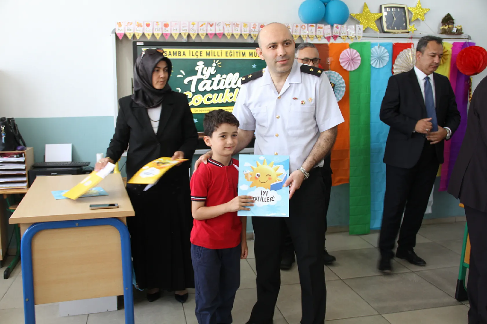 Çarşamba'da 26 bin öğrenci karne aldı