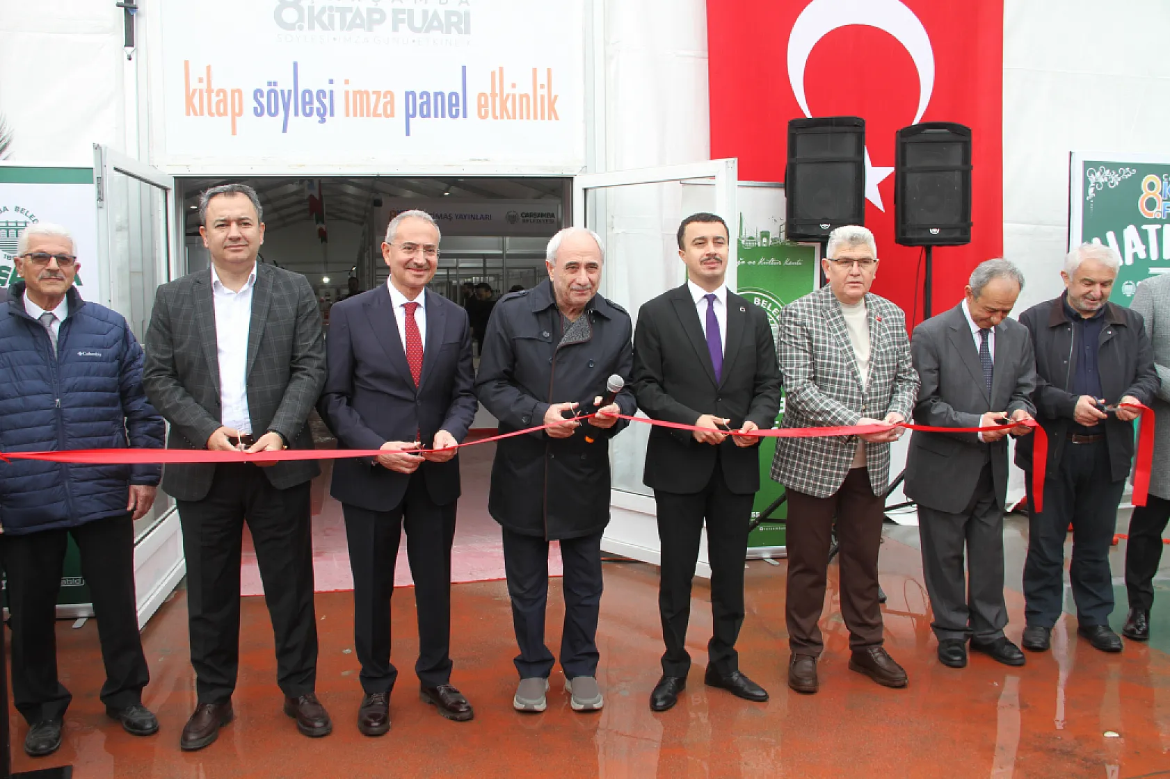 Samsun'un Çarşamba İlçesinde 8. Kitap Fuarı Kapılarını açtı