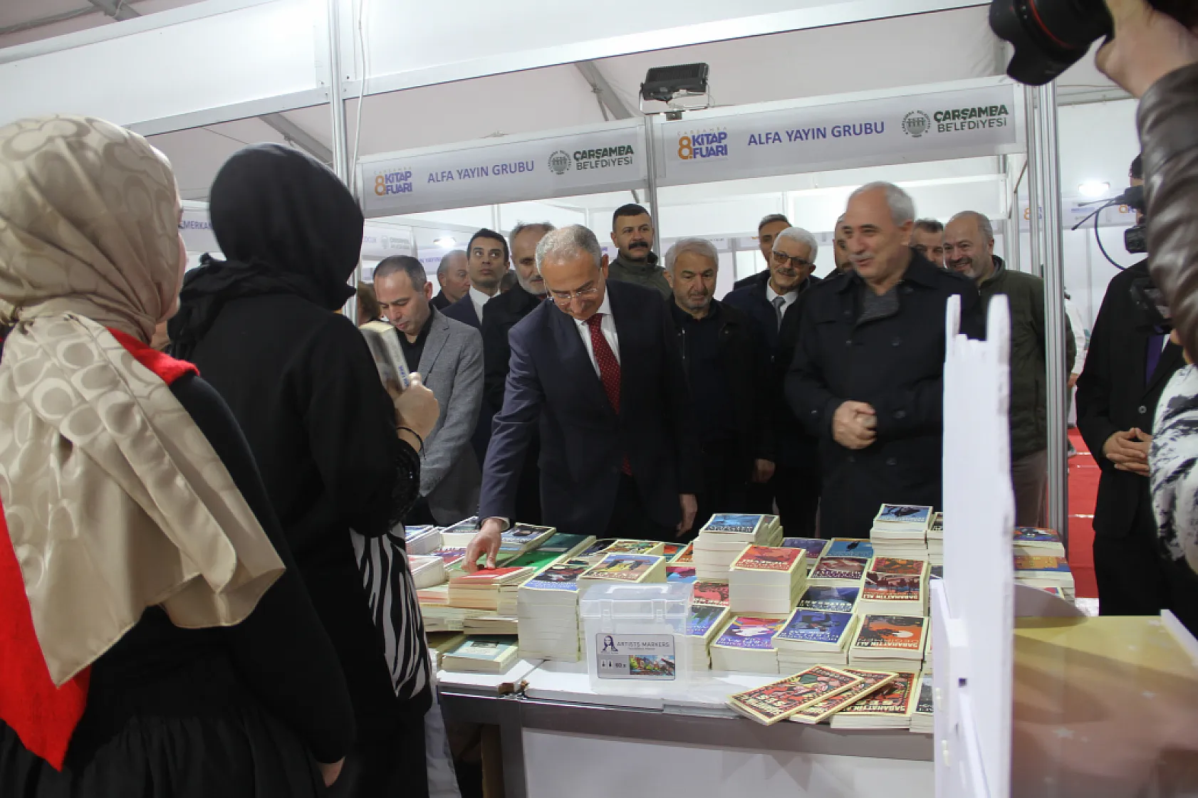Samsun'un Çarşamba İlçesinde 8. Kitap Fuarı Kapılarını açtı