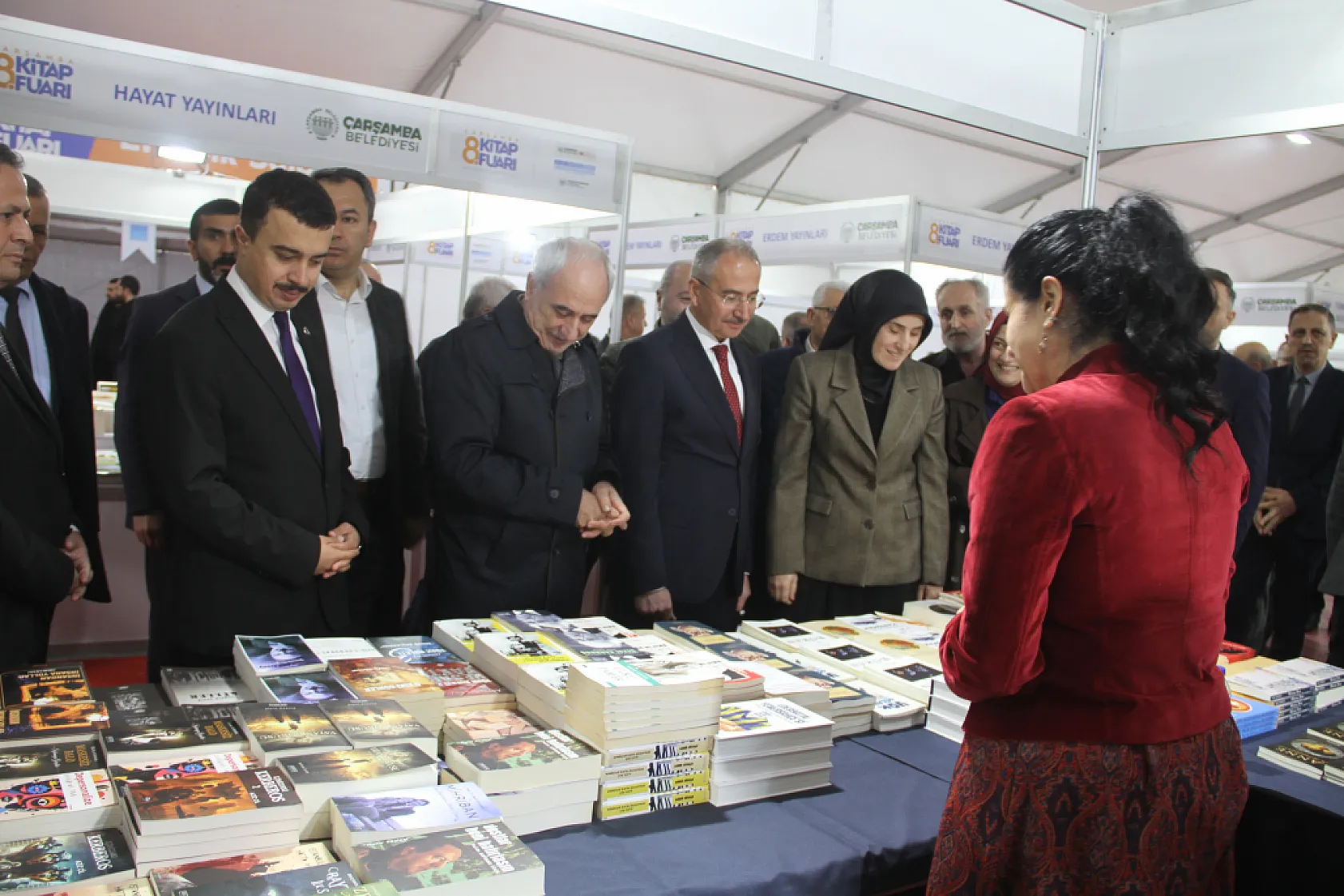 Samsun'un Çarşamba İlçesinde 8. Kitap Fuarı Kapılarını açtı