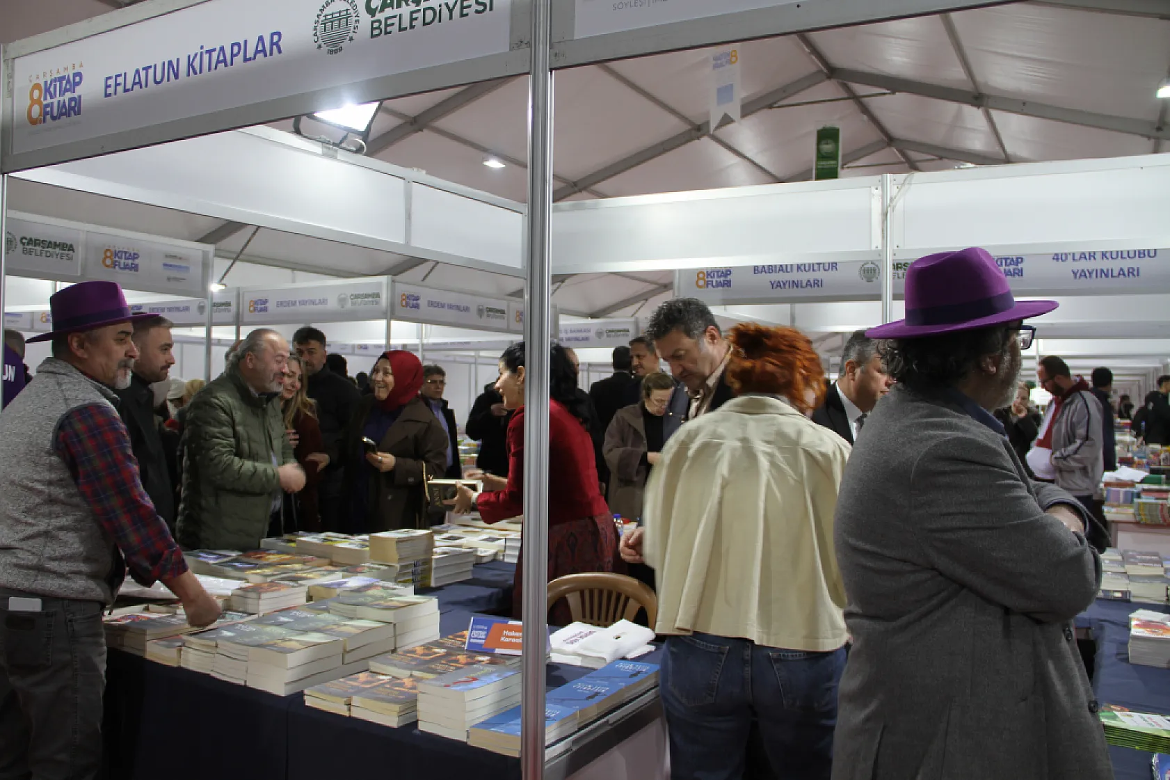 Samsun'un Çarşamba İlçesinde 8. Kitap Fuarı Kapılarını açtı