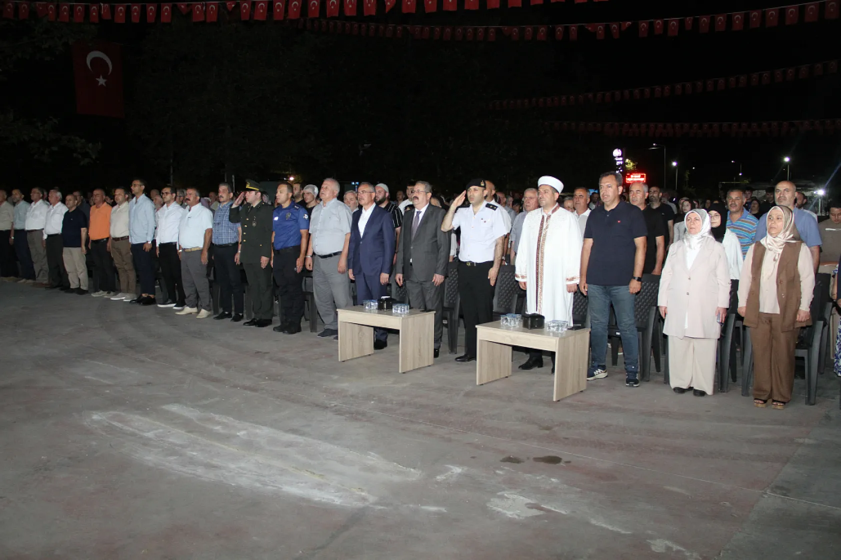 Çarşamba'da 15 Temmuz şehitleri dualarla anıldı