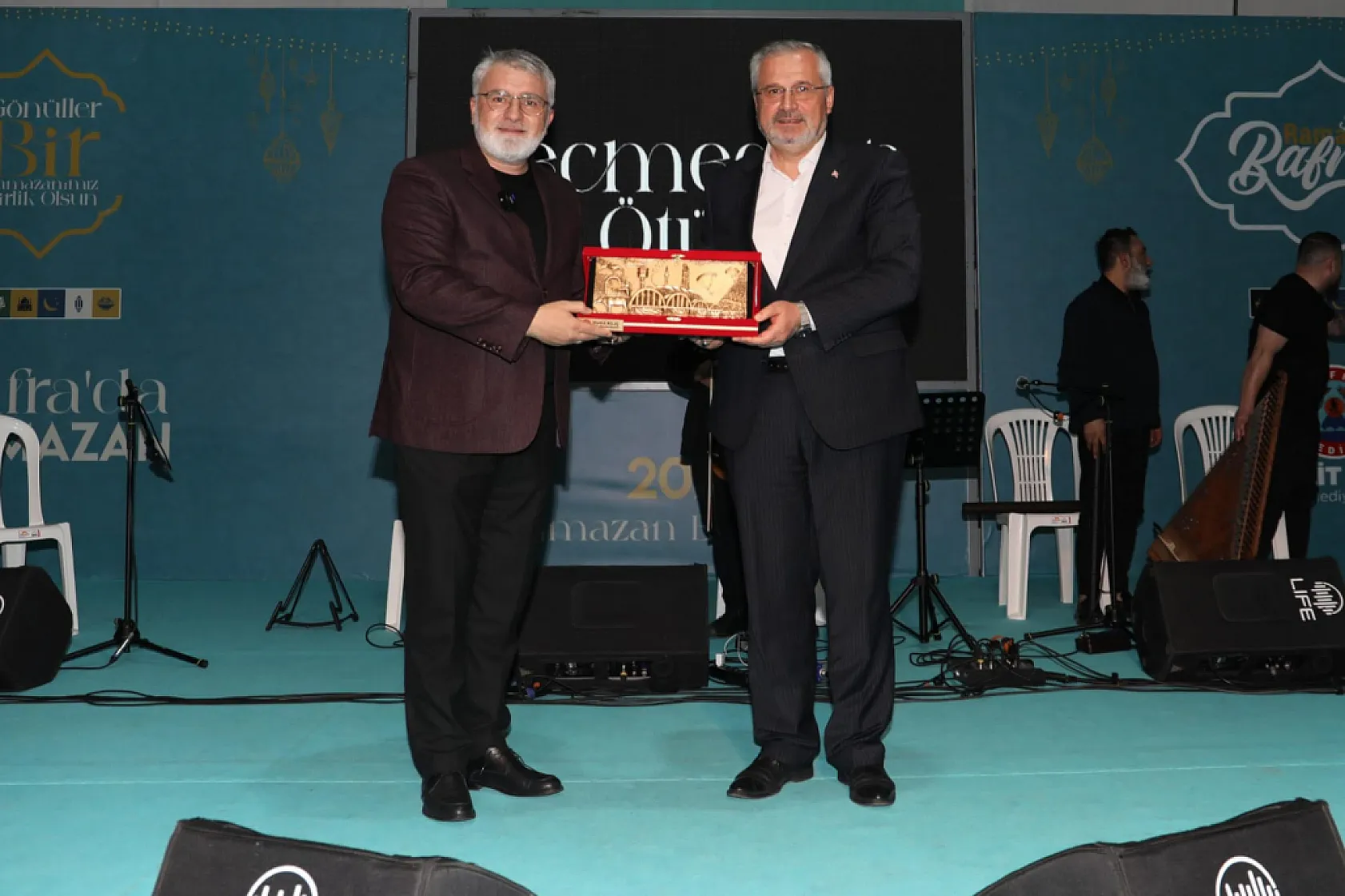 Bafra'da ilahi ve kaside gecesi coşkusu