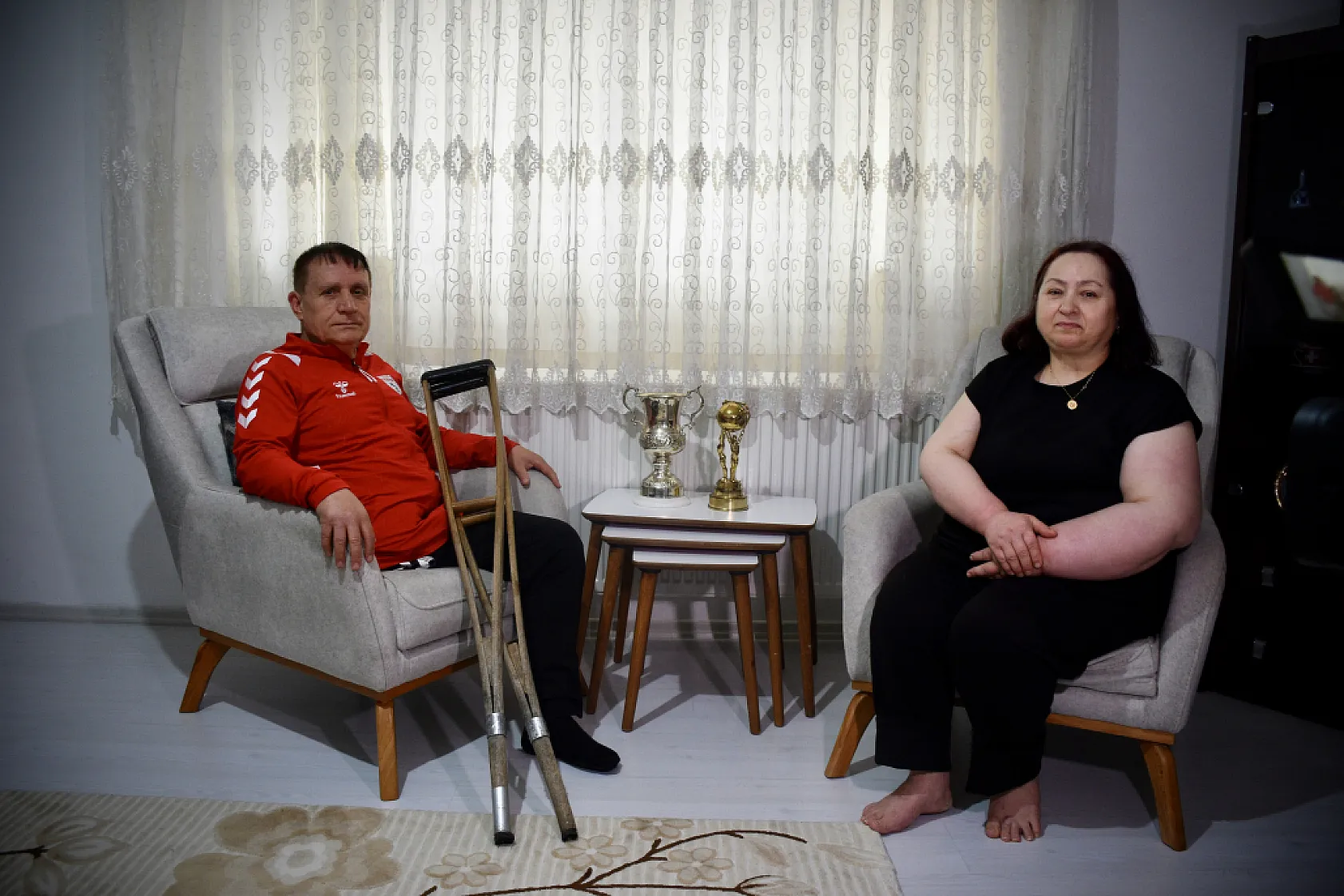 Samsun'da 66 yaşındaki ampute futbolcu, engelli bireylere örnek oluyor