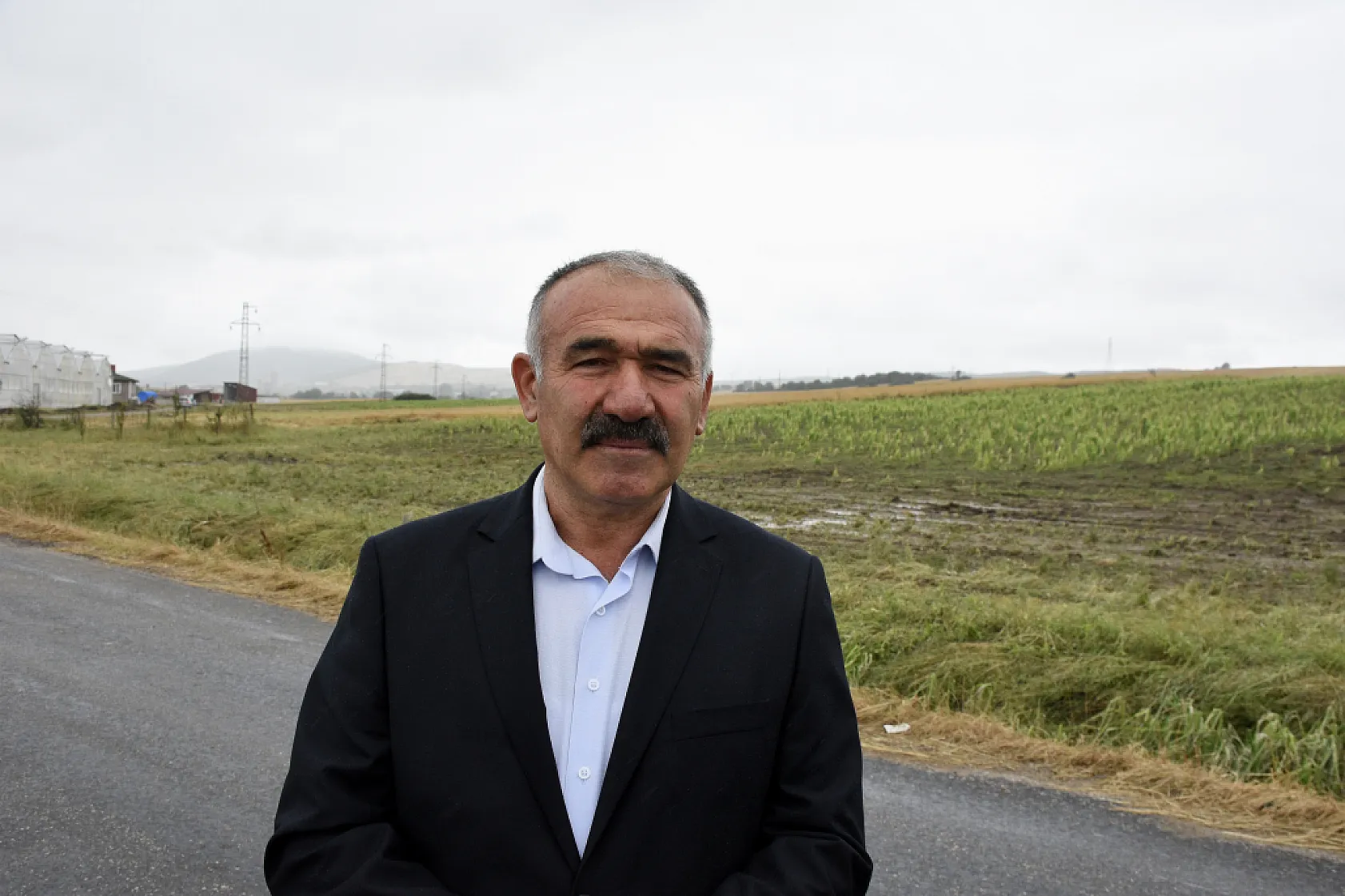 Ladik'te dolu tarımı vurdu: Zarar gören araziler havadan görüntülendi