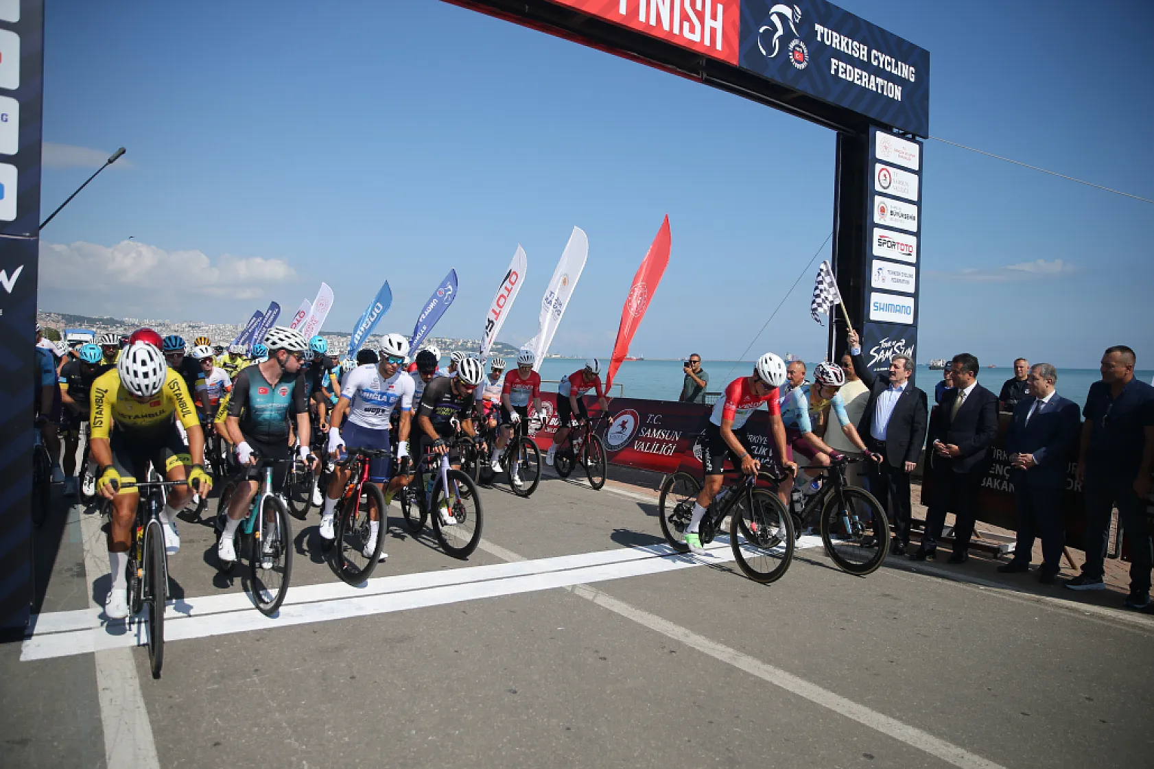 Tour Of Samsun'da 176 kilometrelik ilk etap başladı