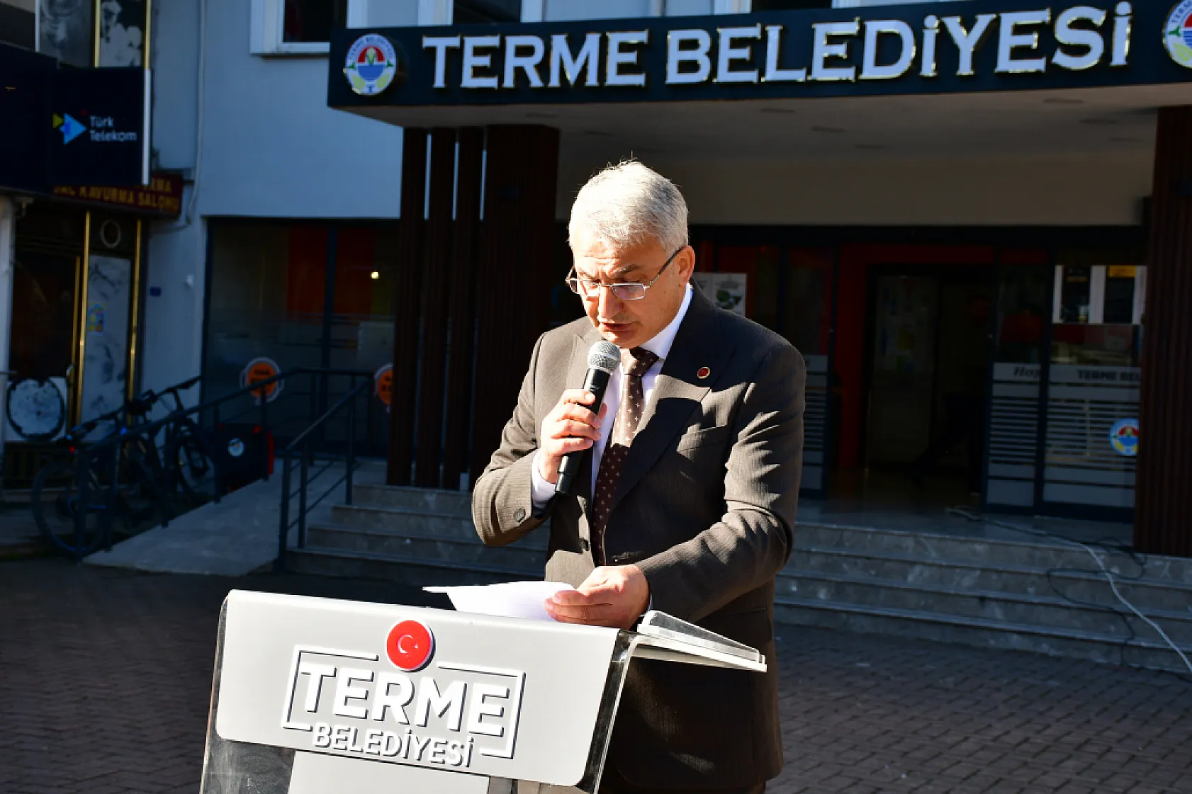 Terme'de Muhtarlar Günü törenle kutlandı