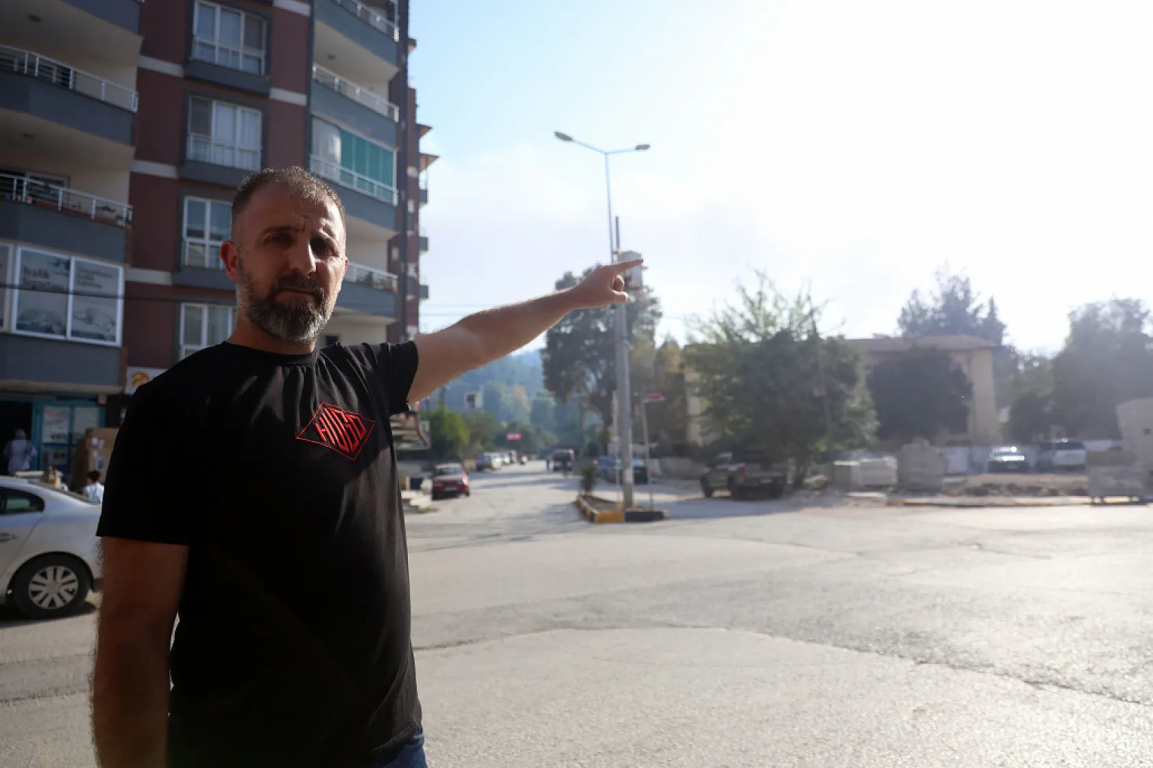 Türkiye - Suriye sınırının sıfır noktasında orman yangını
